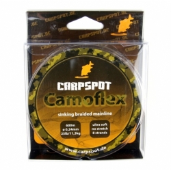 Carp Spot Camoflex Braid 600m 0,18mm - plecionka na kołowrotek