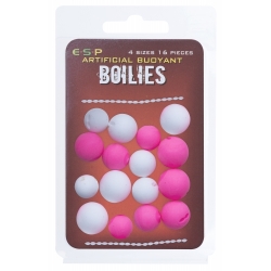 ESP Buoyant Boilies White Pink - sztuczne kulki pływające