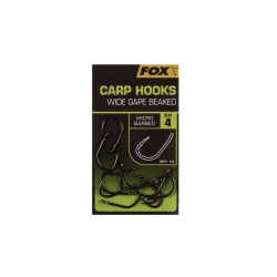 FOX - Carp Hooks Wide Gape Size 2 - Haki Karpiowe