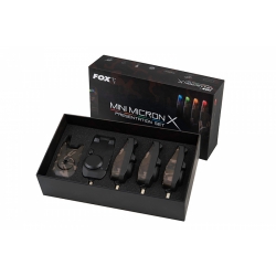 Fox Mini Micron X Camo 4 Rod Set Limited Edition - zestaw czterech sygnalizatorów z centralką