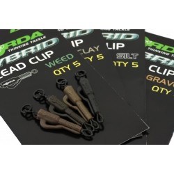 Korda - Hybrid Lead Clip Clay 5szt - Hybrydowe bezpieczne klipsy