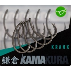 Korda - Kamakura Krank Hooks Size 4 - Haki Karpiowe