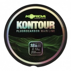 Korda - Kontour Fluorcarbon Mainline 18lb 0,37mm 200m - Fluorocarbon