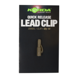 Korda - Quick Release Lead Clips Gravel/Clay - bezpieczny klips