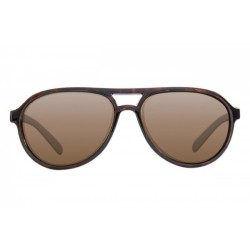 Korda - Sunglasses Aviator Tortoise Frmae Brown Lens - Okulary przeciwsłoneczne