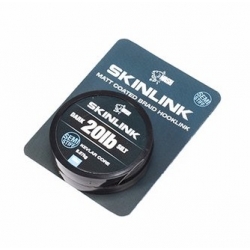 Nash - SkinLink Semi-Stiff Dark SIlt 20lb 10m - plecionka w otulinie