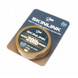 Nash - SkinLink Semi-Stiff Gravel Brown 20lb 10m - plecionka w otulinie