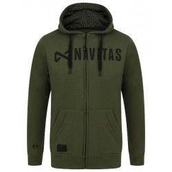 Navitas - CORE Zip Hoody Green XXL - Rozpinana bluza z kapturem 2XL