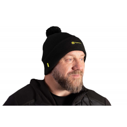 RidgeMonkey Apearel Bobble Beanie Hat Black - czapka zimowa