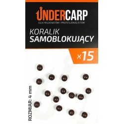 Undercarp - Koralik samoblokujący BRĄZOWY 6mm