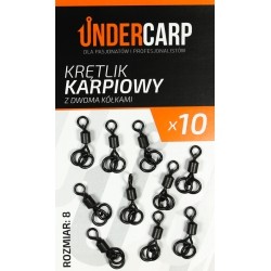 Undercarp - Krętlik karpiowy z dwoma kółkami