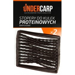 Undercarp - Stopery do kulek proteinowych baryłkowe – brązowe
