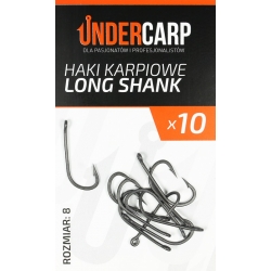 Undercarp - LONG SHANK Hak Teflonowy nr 8