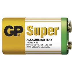 GP Alkaline - Bateria GP Alkaline 9V