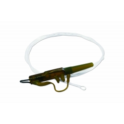 Carp'R'Us - Snag Clip System - weed - 92cm - 30 lb (1szt) - przypon strzałowy z bezpiecznym klipsem
