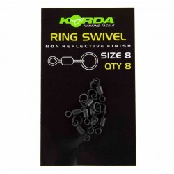 Korda - Flexi Ring Swivel Size 8 - krętlik z kółkiem